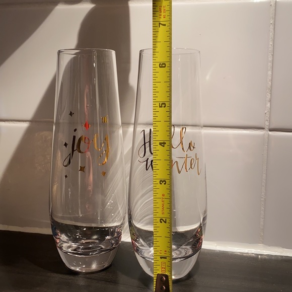 A pair of Stemless champagne glasses - Picture 5 of 8